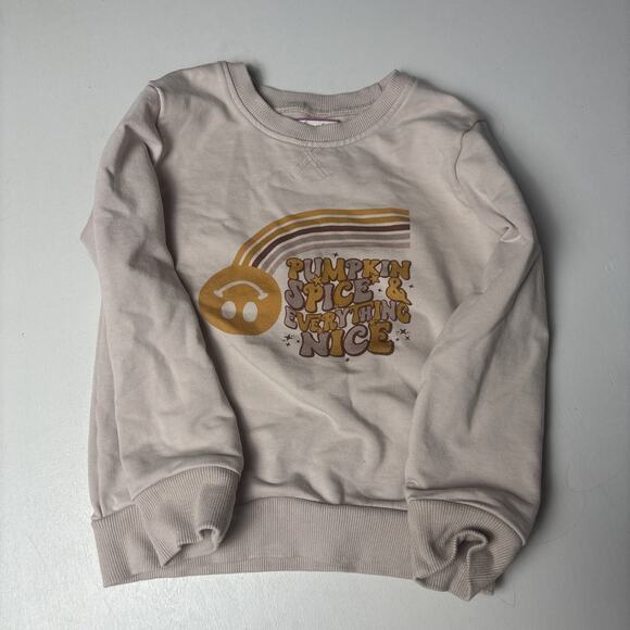 cheeky plum Other - Cheeky Plum Cute Fall pumpkin Spice Sweatshirt Girl's Size 6y